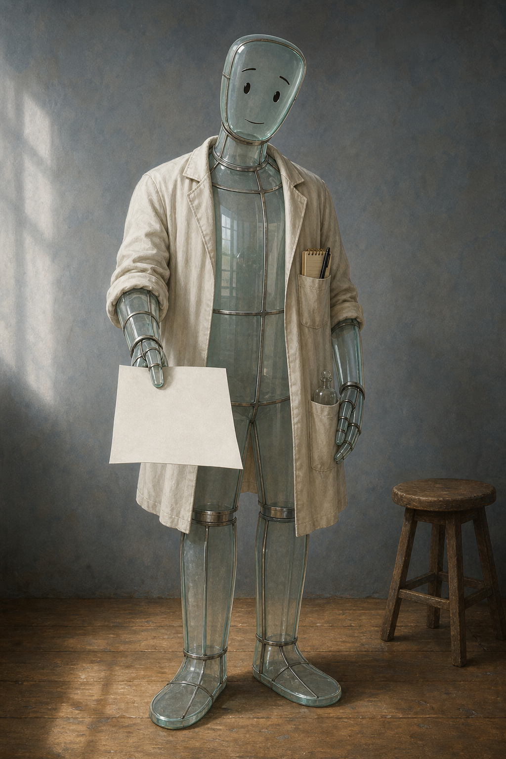 Portrait interpretation of dr-glass