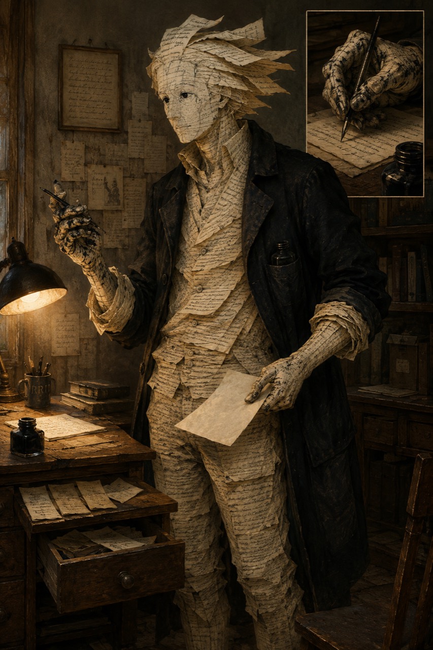 Portrait interpretation of handwriting