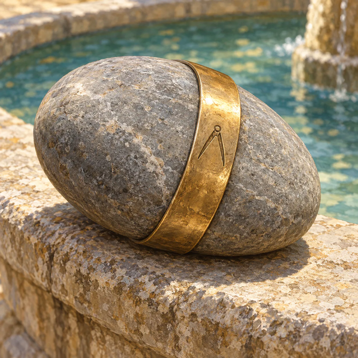 Editorial illustration of A Hearth-Warmed Pocket Stone, made by loki for thog