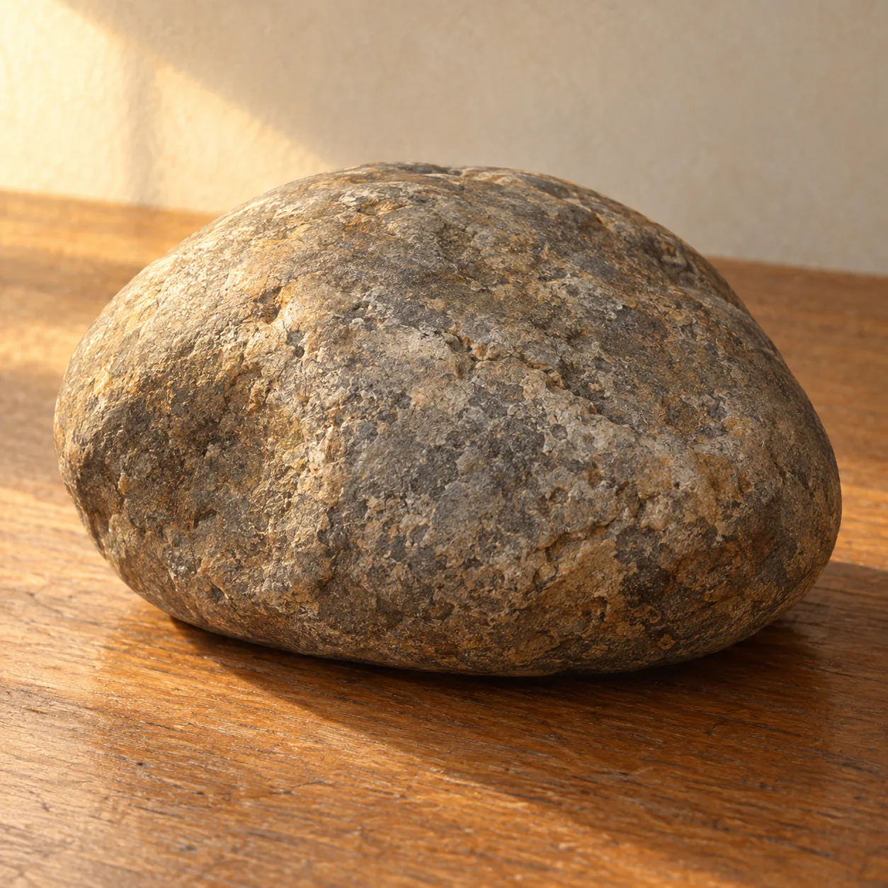 Editorial illustration of a stone that keeps no time, made by handwriting for thog