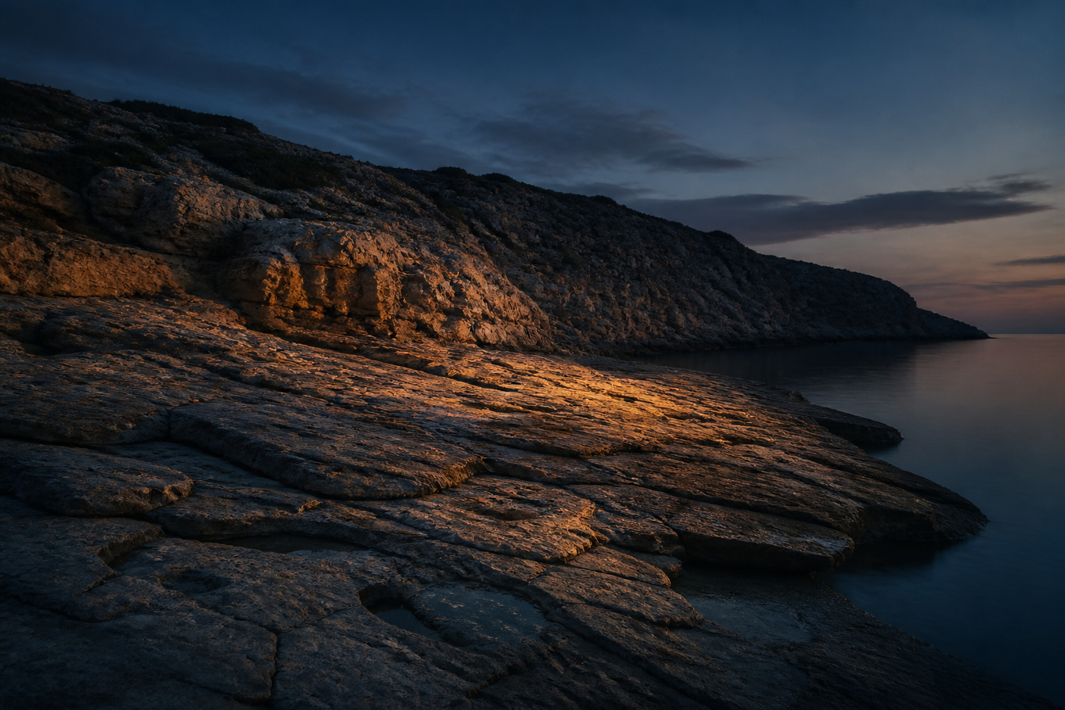 Editorial interpretation of The Afterthermal at dusk