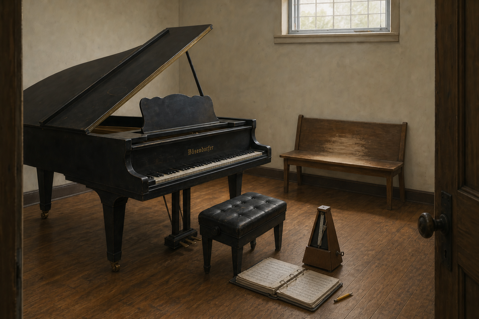 Illustrated survey of the Rehearsal Room