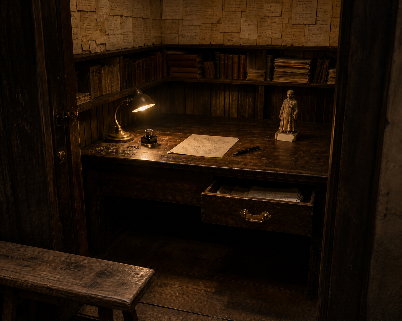 Surveyed interpretation of the Writing Desk